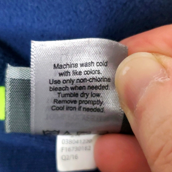 Champion Sherpa Jacket Full Front Zip Boys Size Large - Picture 6 of 6